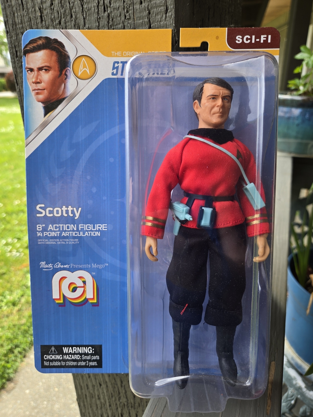 EGO Scotty Action Figure - Red, Black, Light Blue